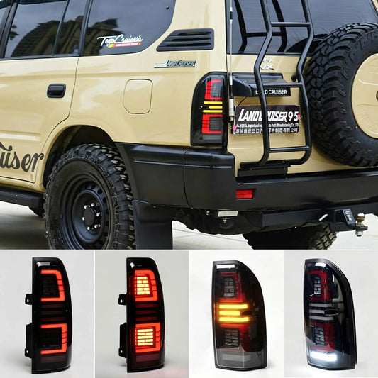 For Toyota Prado Land Cruiser LC90 LC95 Rear Tail Dynamic Turn