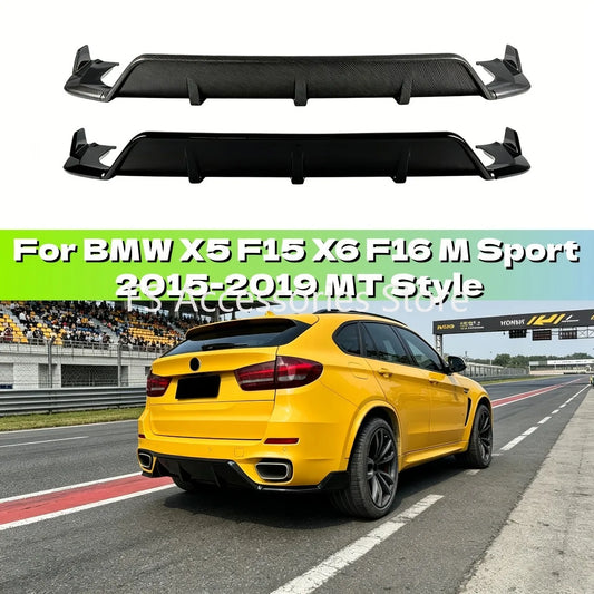 For BMW X5 F15 X6 F16 Rear Bumper Replace M Sport 2015-2019 Mt