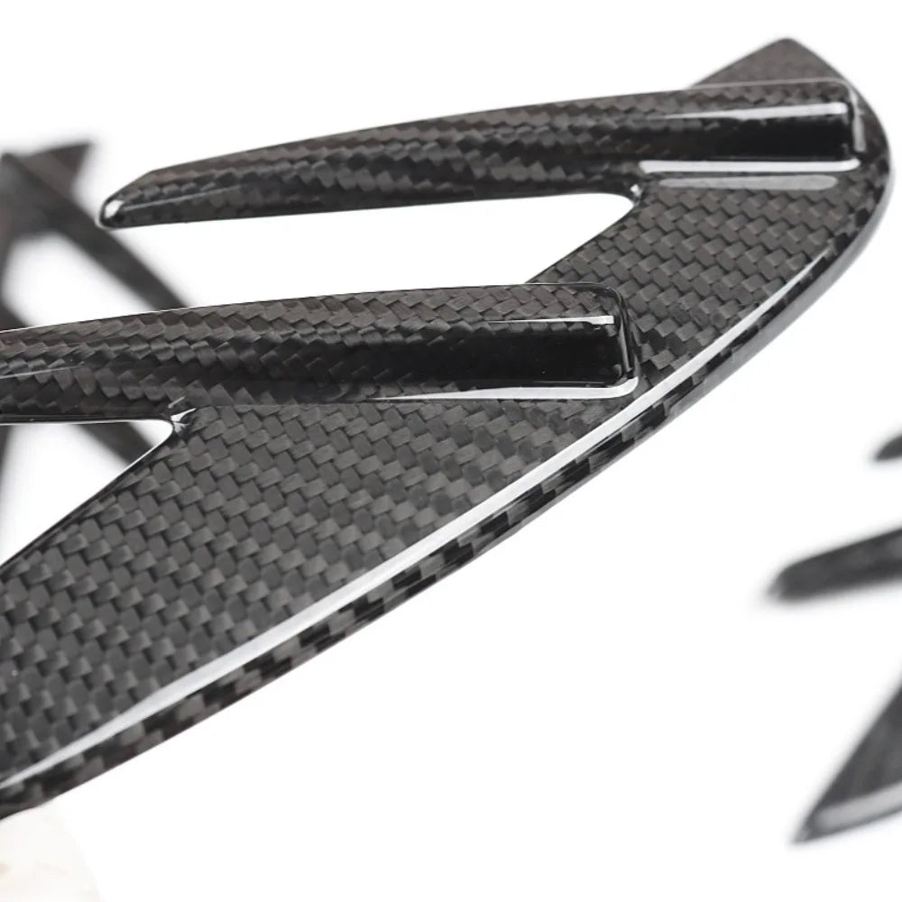 For BMW M3 M4 G80 G82 Real Carbon Fiber Fender Side Marker Gill