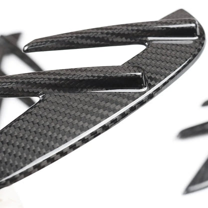 For BMW M3 M4 G80 G82 Real Carbon Fiber Fender Side Marker Gill