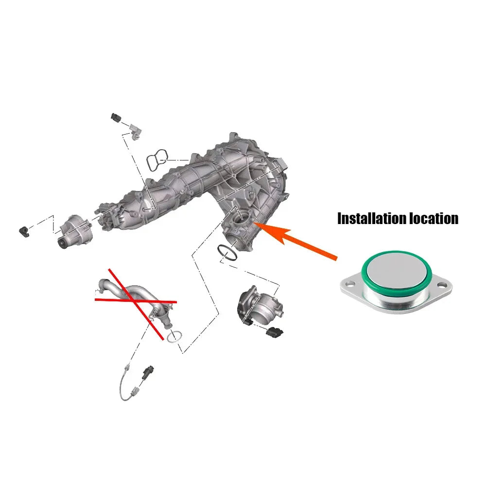 For BMW 525D 530D N57 N57S Diesel Engine Valve Aluminum Gasket