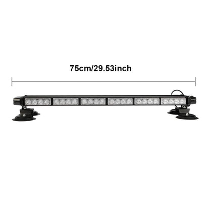 75CM Yellow White Strobe Flashing Bar Intensity Emergency Warning