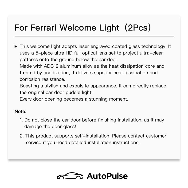 For Ferrari 458 488 599 Ff F8 F12 296 612 California T Portofino