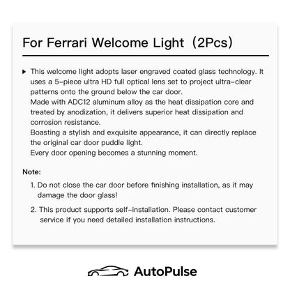 For Ferrari 458 488 599 Ff F8 F12 296 612 California T Portofino