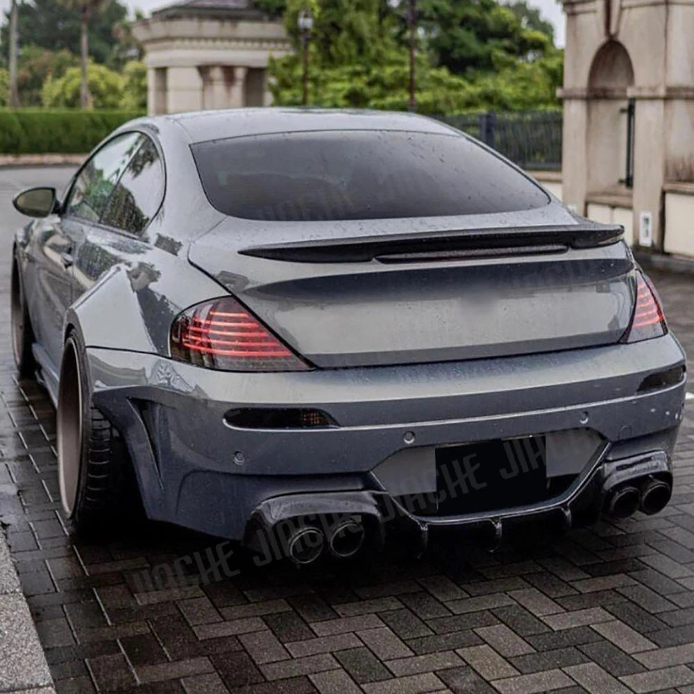 For BMW 6 Series E63 E64 Carbon Fiber Rear Lip Bumper Guard