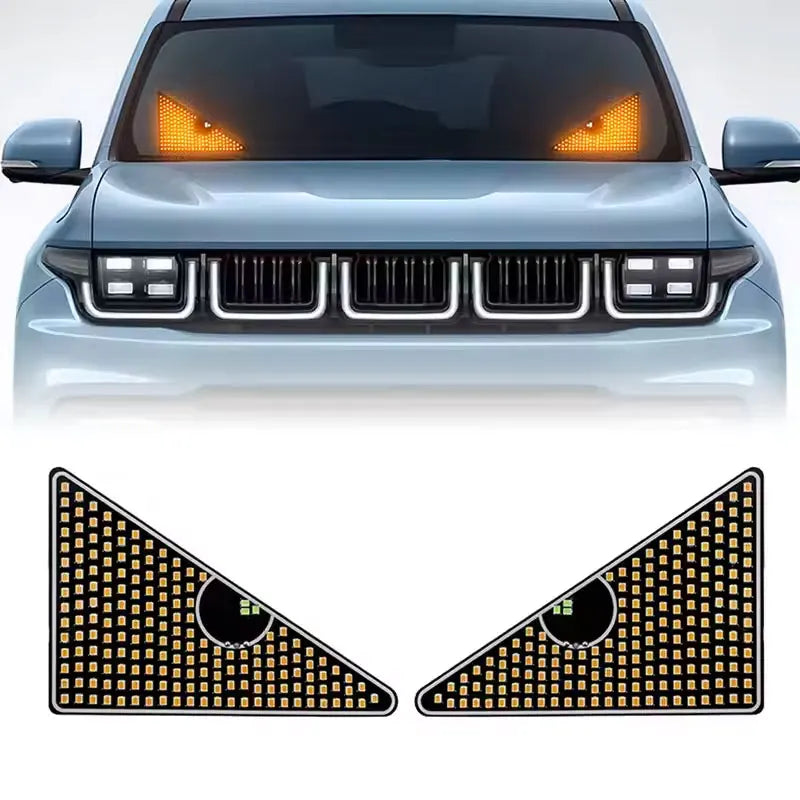 Back Window Expression Strips Panel Windshield Display Devil S