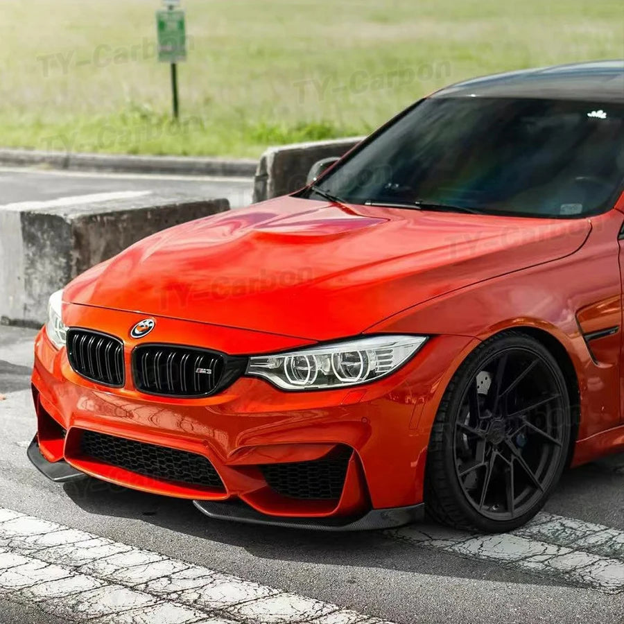 For BMW F80 M3 F82 F83 Front Bumper Lip Spoiler Splitters M4