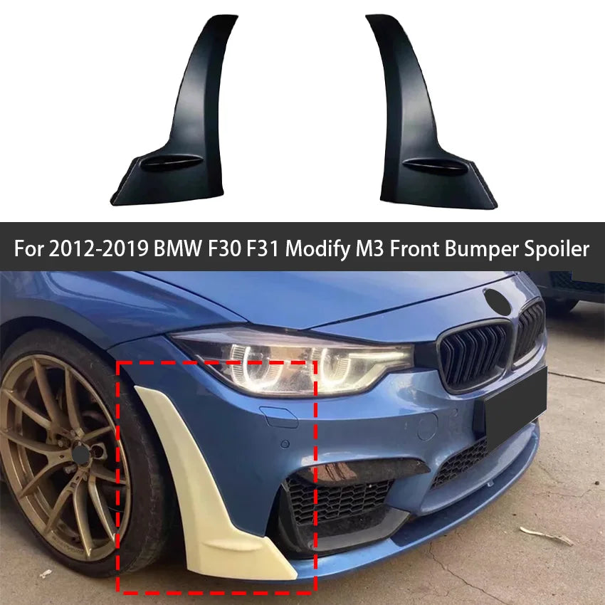For BMW F80 Rear M3 F30 M3 Front Bumper Lip Spoiler Splitter