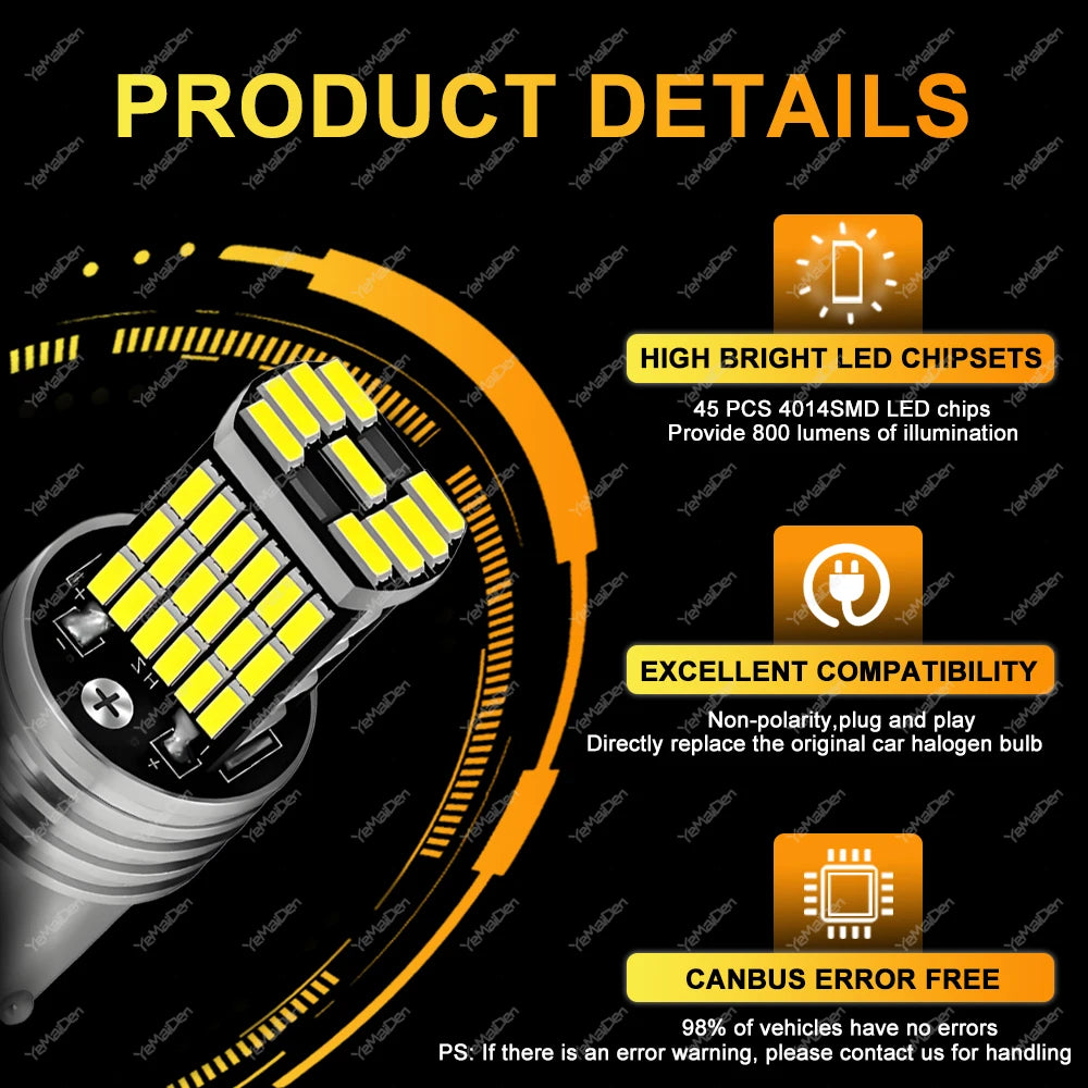 P21W ba15s 1156 1157 bay15d Bulb Canbus 12V 24V