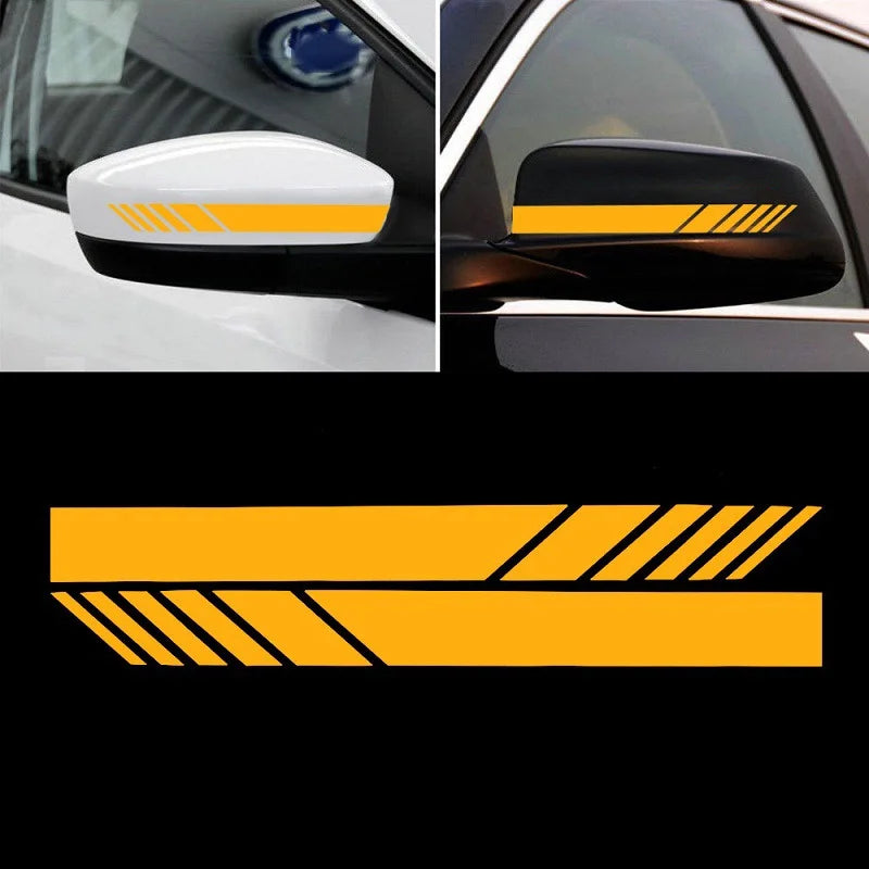 Fashion Color Stripe Sticker non-fading Racing Strips Side Rear