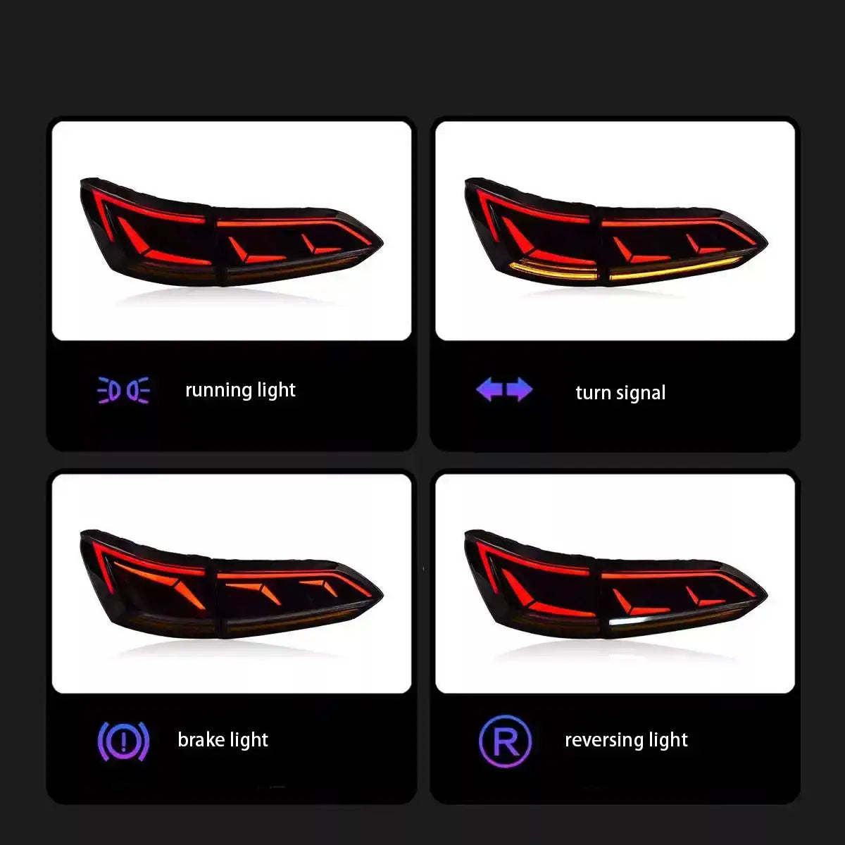 For Volkswagen Touareg LED Taillights 2019-2023 Parts Lighting