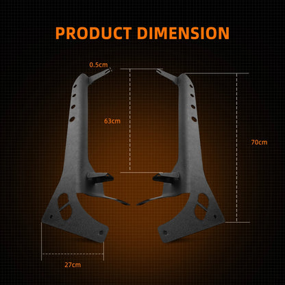 For Wrangler Jl 2018 2019 Damei Inch Bar Mounting Brackets Upper