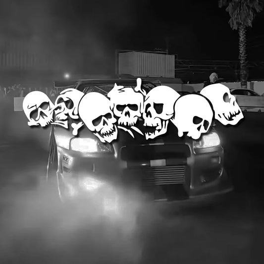 Skull Skeleton Sticker Fashion Waterproof Vinyl Decal