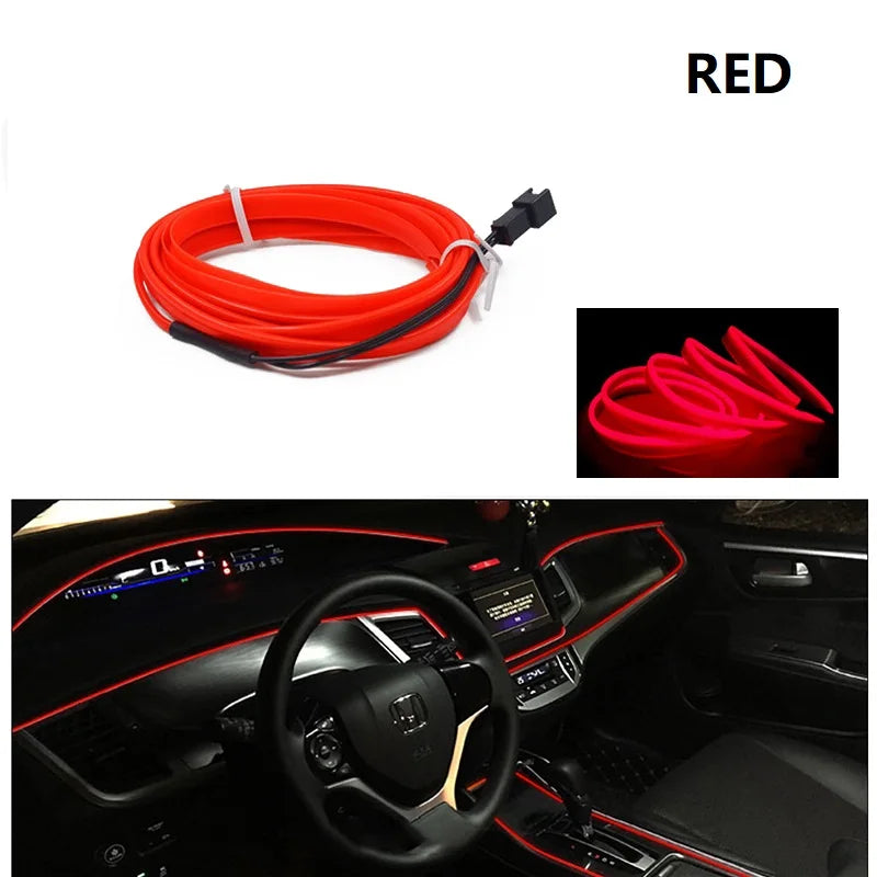 Interior Flexible Neon USB Switch 5V Wire Control 12V