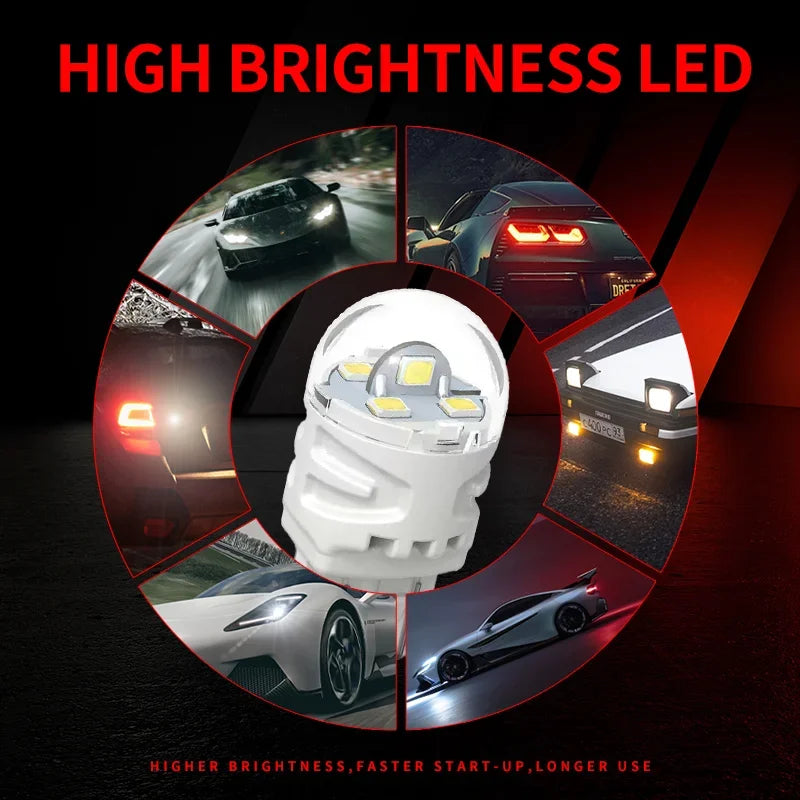 For Lada Drl P21 5W 2400LM Dztr P21W py21w ba15s T20 W21 5W W5W