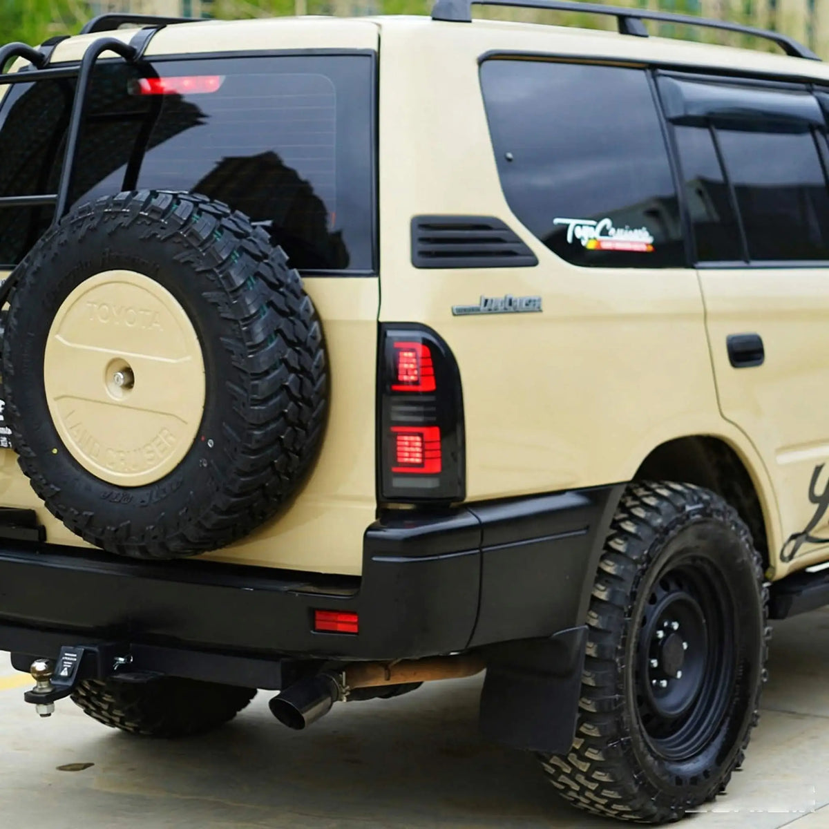 For Toyota Prado Land Cruiser LC90 LC95 Rear Tail Dynamic Turn