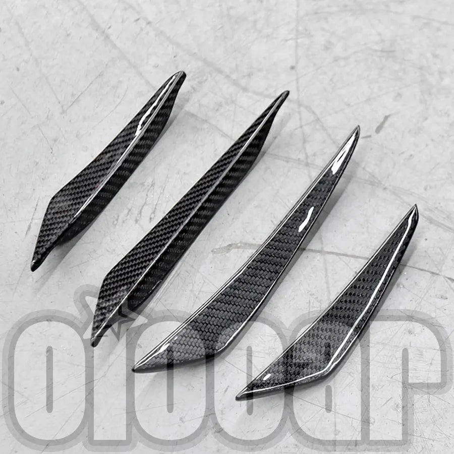 For BMW F91 F92 F93 M8 Oiomotors Dry Carbon Front Bumper Side