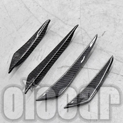 For BMW F91 F92 F93 M8 Oiomotors Dry Carbon Front Bumper Side
