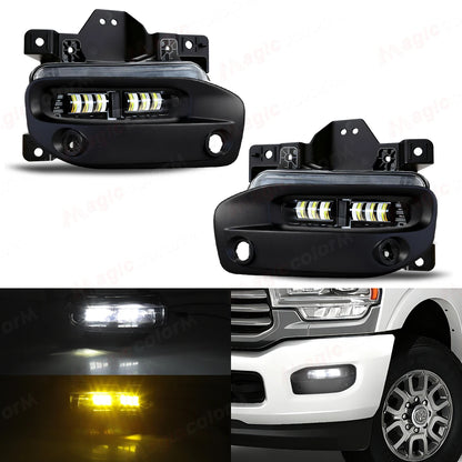 For Dodge Ram 2500 3500 2019 Fog Lamps 2020 2021 2022 2023 Front