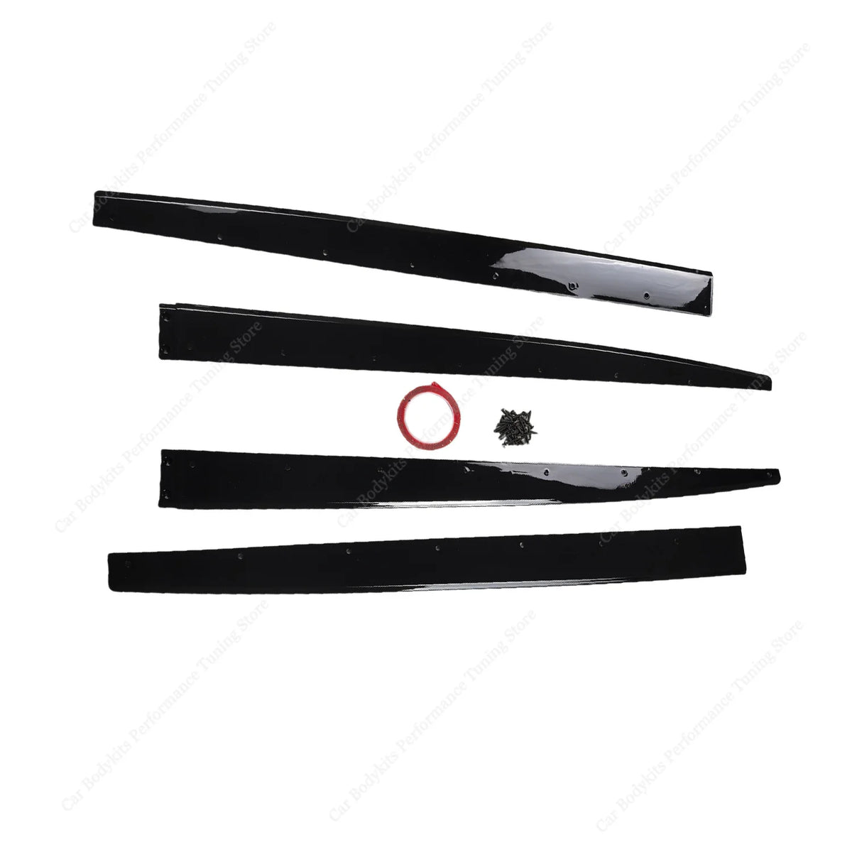 For BMW F32 F33 F36 420I Gloss Black Max Side Skirts Extension