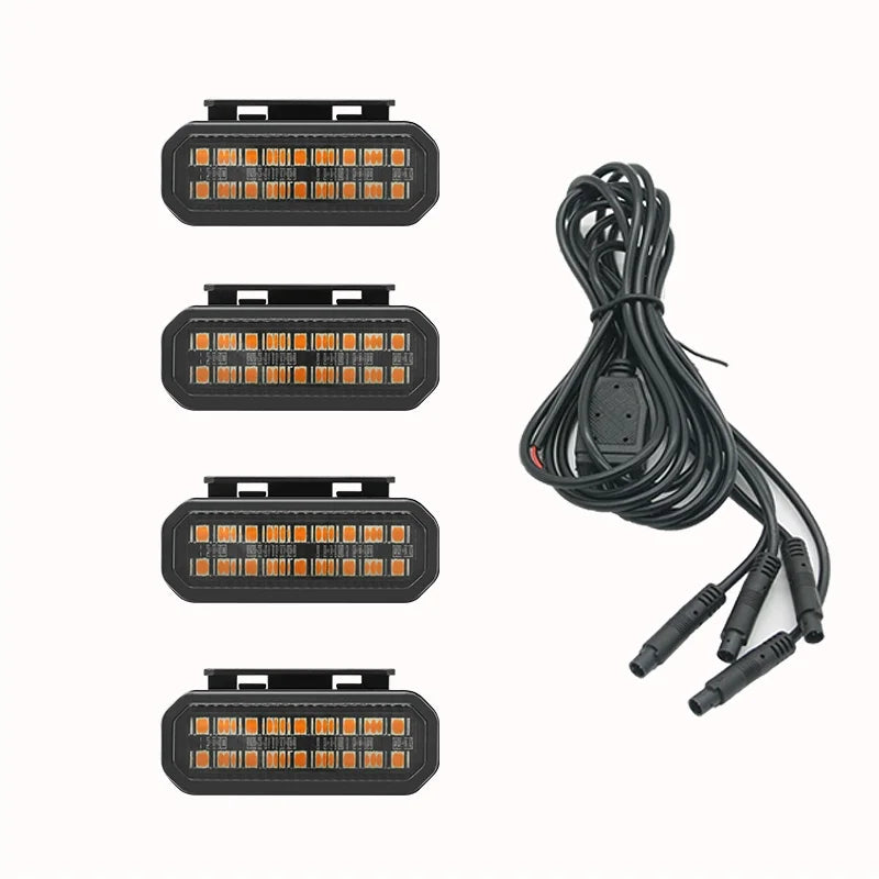 For GMC Sierra 1500 Front Grille Daytime Running Wheel Eyebrow