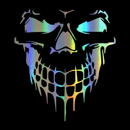 Fashion Skull Series Sticker Vinyl Reflective Funny Stickers On