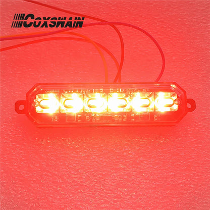 For Ambulance Fire 1PC 3W Strobe Grill Surface Mount Flash