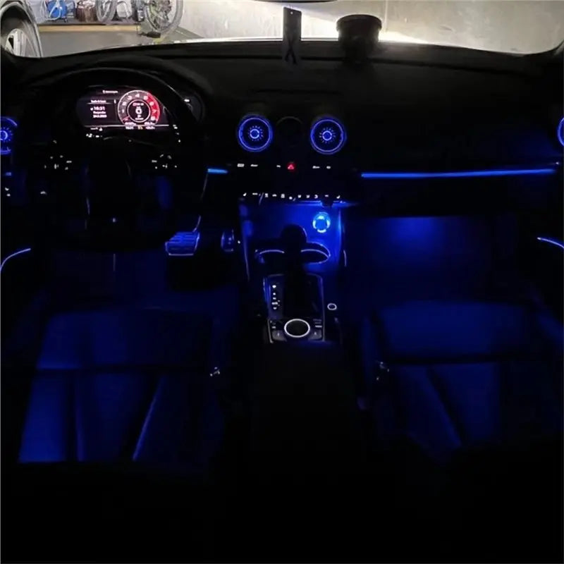 For A3 S3 RS3 2004-2011 Air Vent Outlets 256 Color Lighting