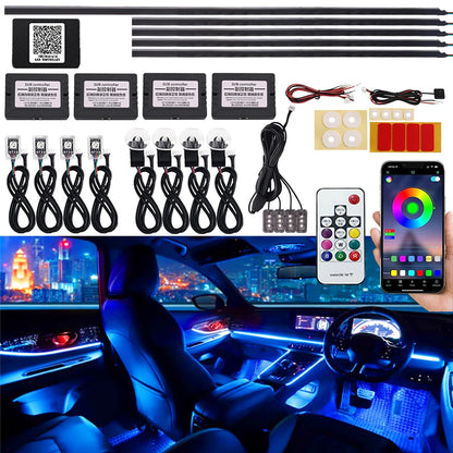 In RGB Ambient Remote Interior Colors Neon Acrylic Strip