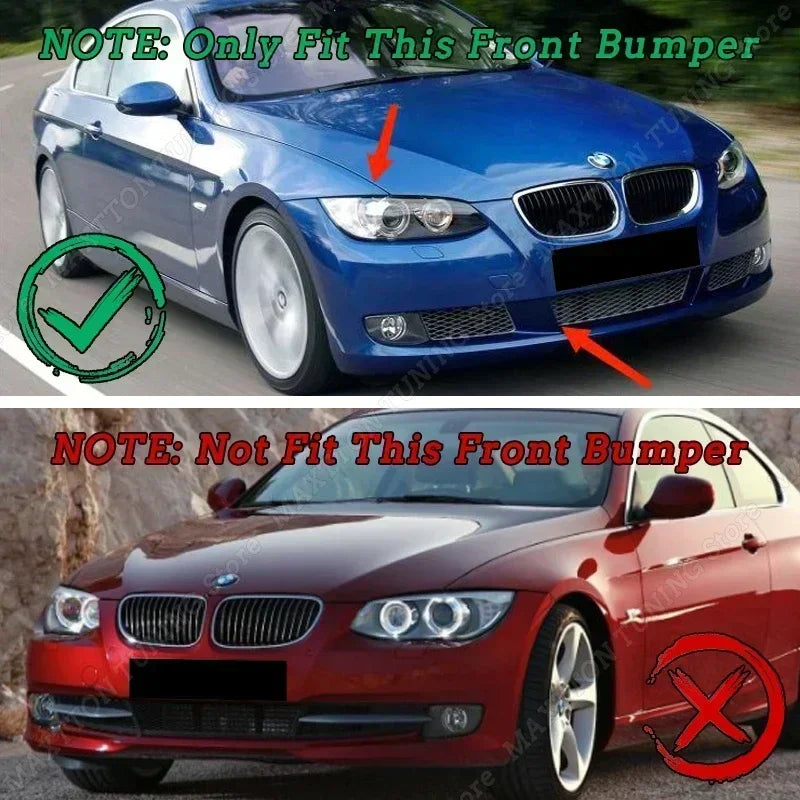 For BMW E92 E93 2005-2013 Luxury Front Bumper Lip Splitter
