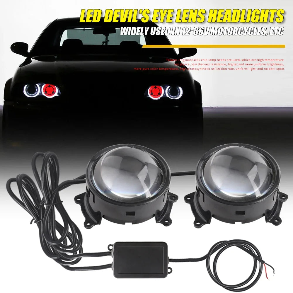 3D Lens Dynamic Evil Eyes Remote Control 3inch Demon
