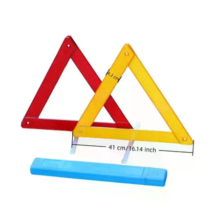 Emergency Early Warning Device Triangle Road Safety Stable Metal