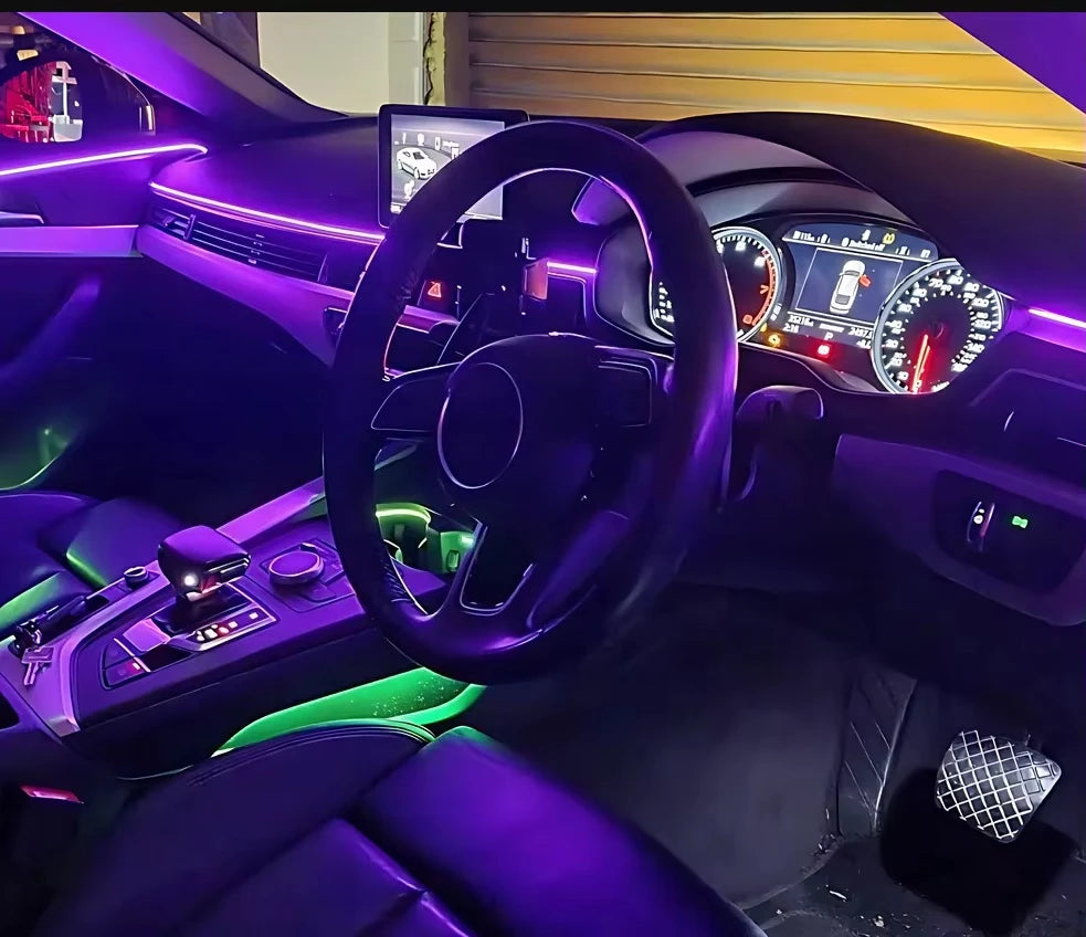 For Audi A4 A5 2017-2024 Full Interior Lighting System Easy