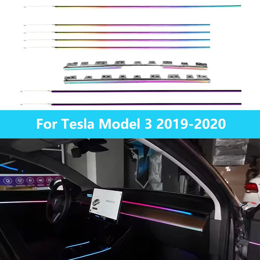 For Tesla Model 3 2019-2020 Dashboard In Symphony Ambient