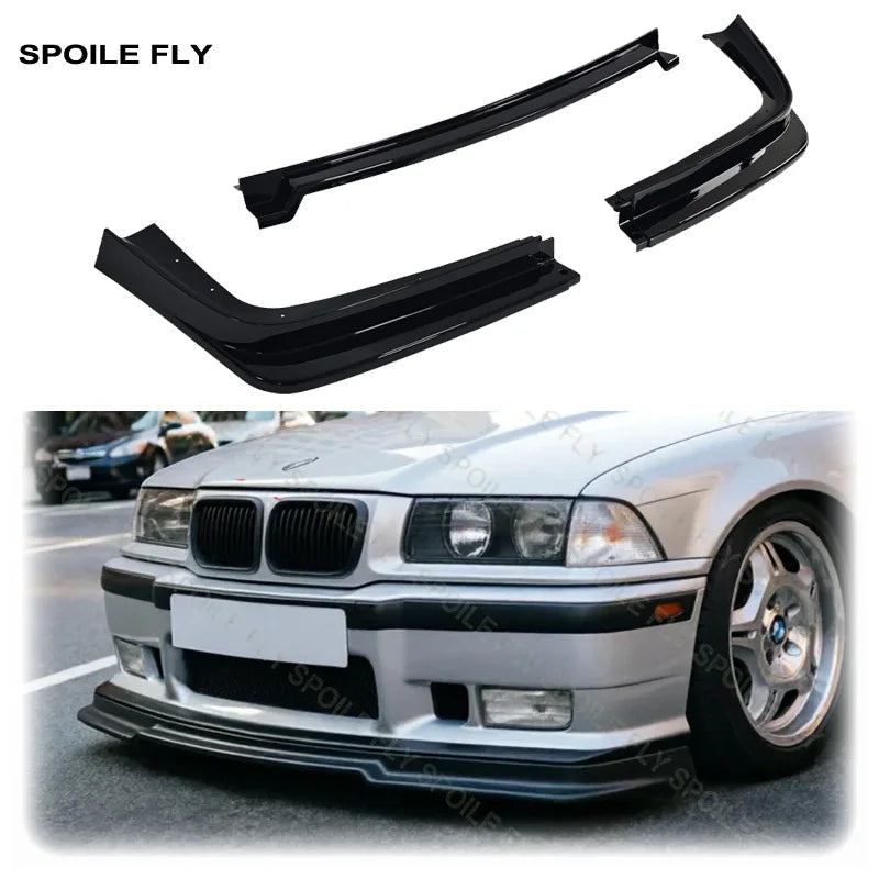 For BMW E36 M3 4 2 1990 2002 Door Coupe Front Bumper Lip Spoiler