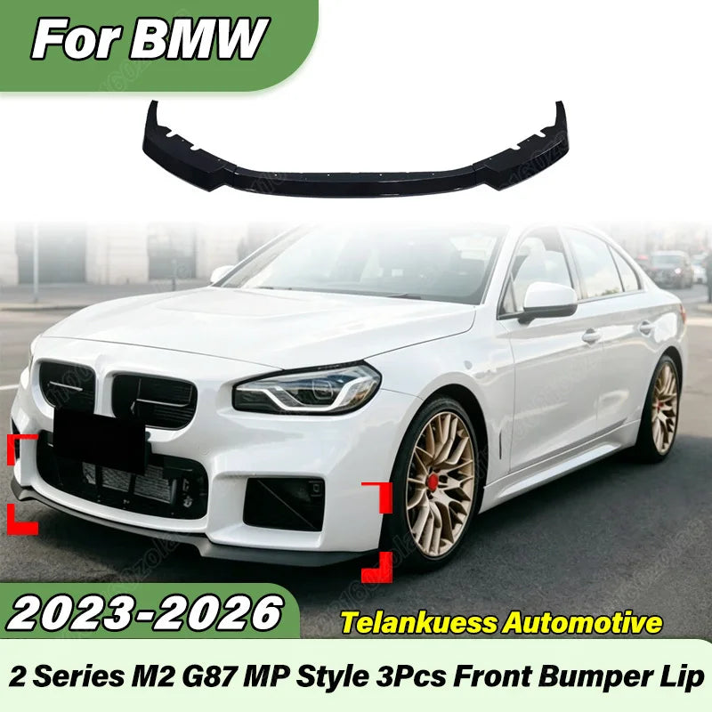 For BMW 2 Series M2 G87 2023 Mp Front Bumper Lip Sports Racing