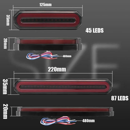 In Brake Tail Turn Stop Sequential Flowing Signal Drl