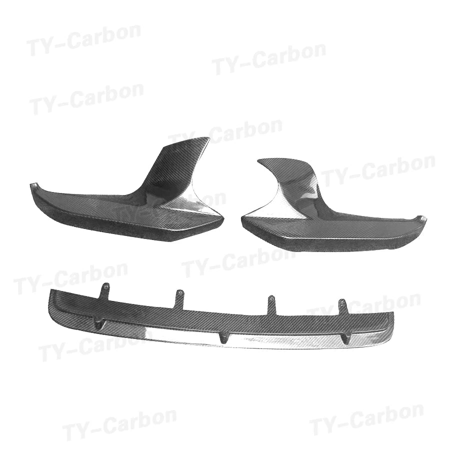 For BMW 5 Series F90 M5 Real Carbon Fiber Front Bumper Lip Upper