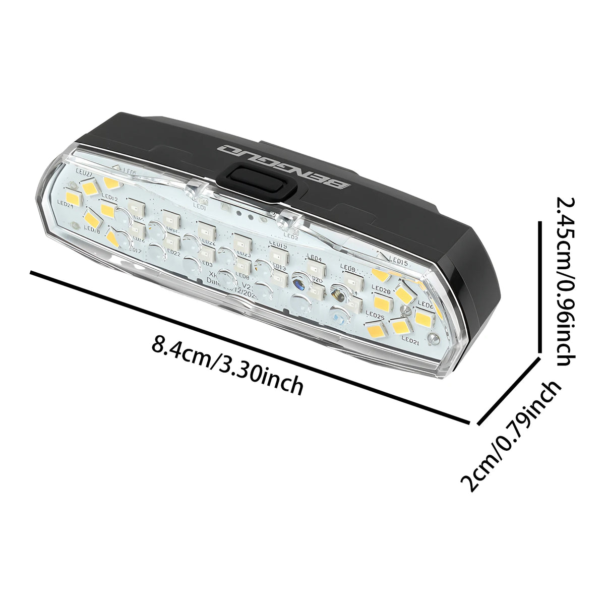 For Outdoor Travel Cycling Waterproof Turn Signal Taillight