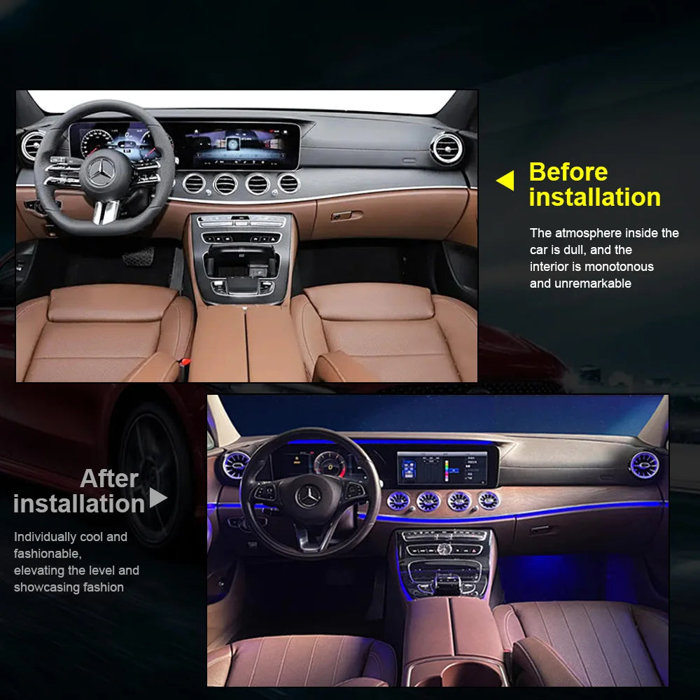For Mercedes Benz Accessories W213 E-Class RGB Color Ambient