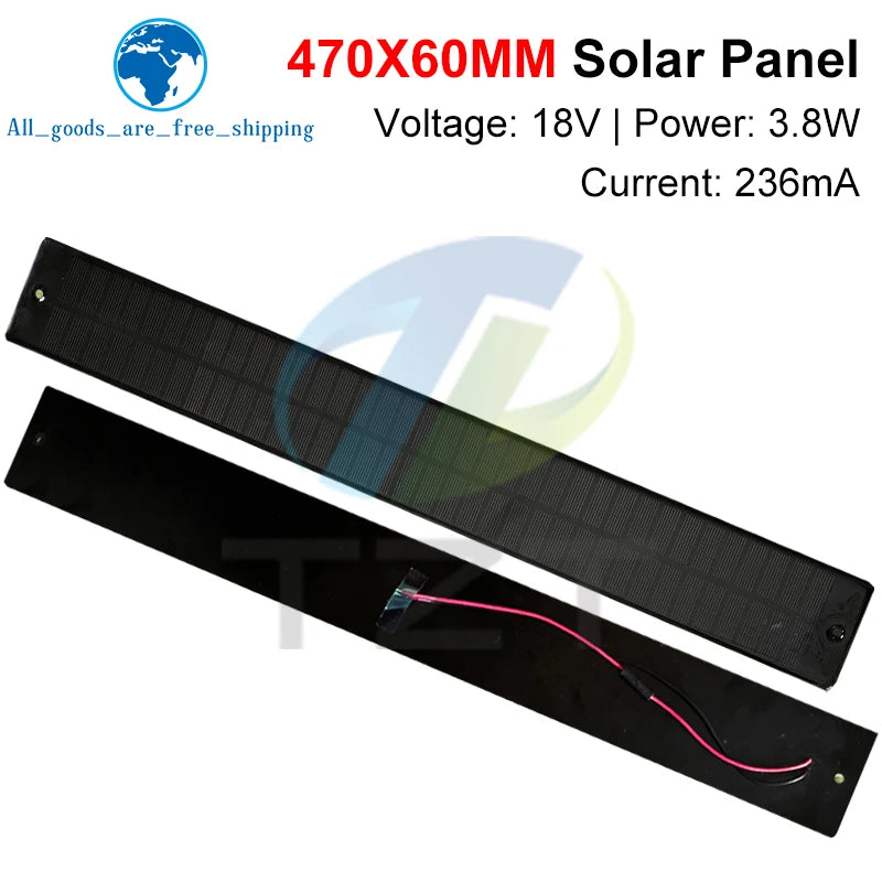 For Light Cell Phone Toys Chargers 18V 3.8w 236MA MINI Solar