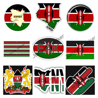 Kenya Vinyl Decal Coat Arms Kenyan Sticker Waterproof Bumper