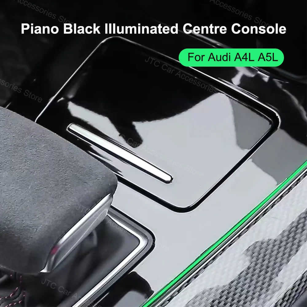 For Audi A4 S4 A5 S5 Piano Black Center Console Ambient B9 A4 A5