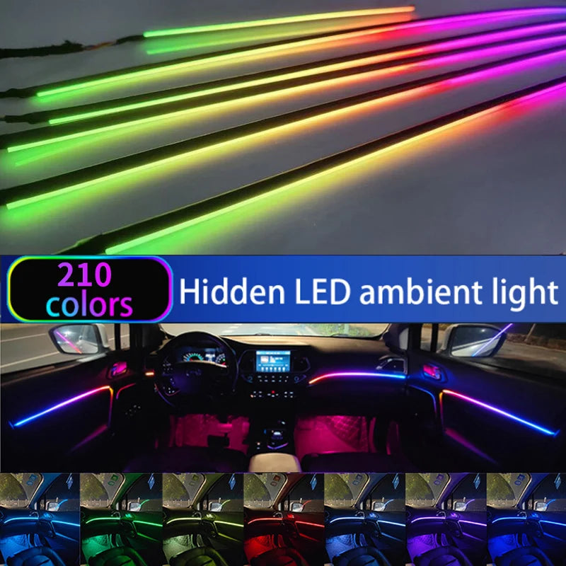 Ambient Colors Acrylic Strips RGB Interior Music Mood Lighting