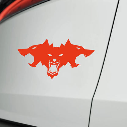 Three Wolf Beast off-road Pickup Sticker Glass Window Door