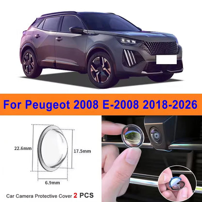 For Peugeot 2008 E-2008 2018-2026 2PCS 360 Reverse Image Camera