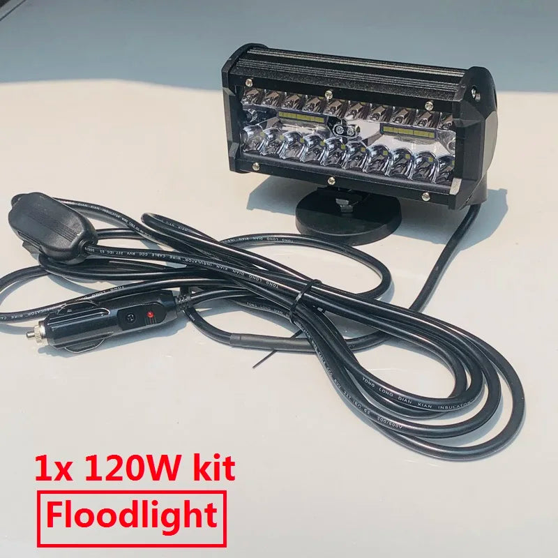 324W Magnetic Bar Additional Truck SUV 4X4 Heavy Duty