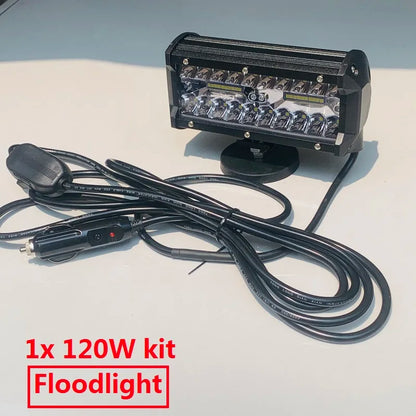 324W Magnetic Bar Additional Truck SUV 4X4 Heavy Duty