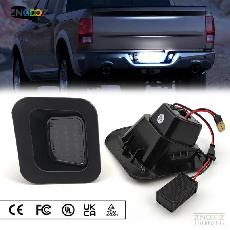 For Dodge Ram 1500 2500 3500 2X License Number Plate 2003-2015