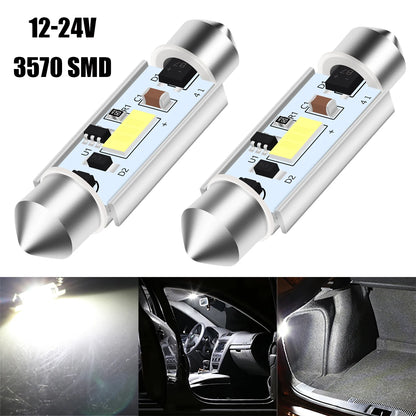 2PCS 12-24v C5W Canbus Festoon 31MM 36MM 39MM 42MM